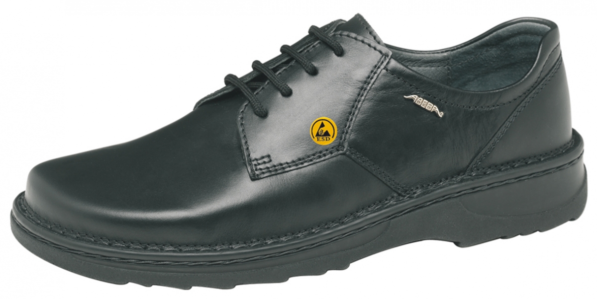 ABEBA-Footwear, 01-ESD-Arbeits-Berufs-Sicherheits-Schuhe, Halbschuhe Reflexor, 35710 schwarz