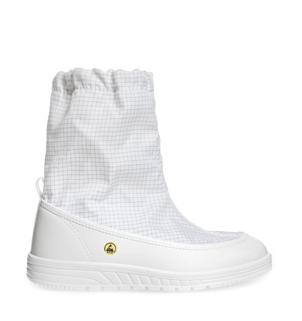 ABEBA-Footwear, RR-OB-Stiefel, Reinraum-Spezialstiefel, weiß