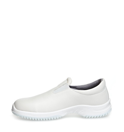ABEBA-Footwear, O2-Uni6-Damen- und Herren-Arbeits-Berufs-Schuhe, Slipper, ESD, weiß