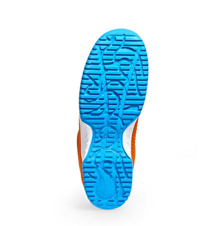 ABEBA-Footwear, UNI6-O1-Damen und Herrenschnürschuhe, ESD, orange