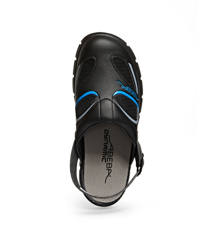 ABEBA-Footwear, Damen-und Herren-Arbeits-Berufs-Sicherheits-Clogs, Dynamic ESD gerecht 37341 schwarz/blau