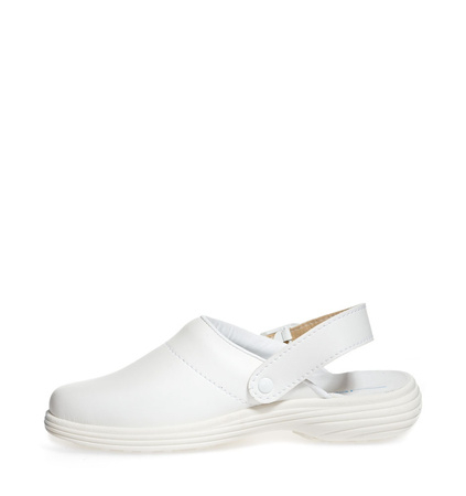 ABEBA-Footwear, OB-A-micro-Damen-Arbeits-Berufs-Sicherheits-Clogs, ESD, weiß