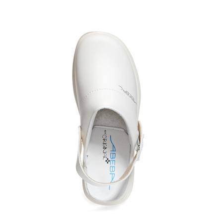 ABEBA-Footwear, OB-A-micro-Damen-Arbeits-Berufs-Sicherheits-Clogs, ESD, weiß