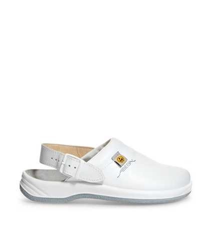 ABEBA-Footwear, Damen-und Herren-Arbeits-Berufs-Sicherheits-Clogs, Arrow ESD gerecht 38200 weiß