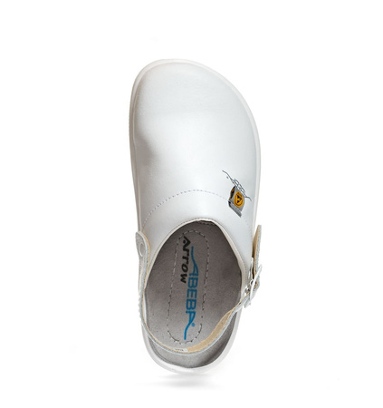 ABEBA-Footwear, Damen-und Herren-Arbeits-Berufs-Sicherheits-Clogs, Arrow ESD gerecht 38200 weiß