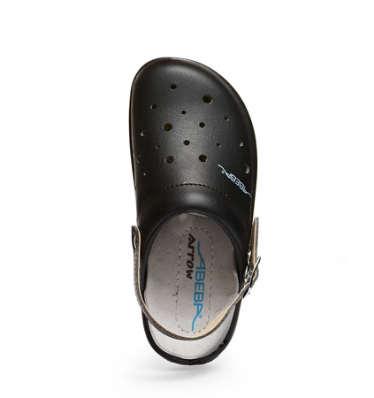 ABEBA-Footwear, OB-Damen- und Herren-Arbeits-Berufs-Sicherheits-Clogs, ESD, schwarz