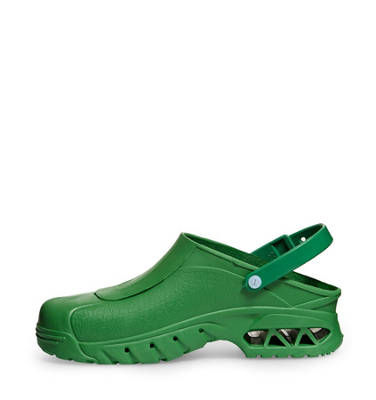 ABEBA-Footwear, Autoklavierbare Damen-und Herren-Arbeits-Berufs-Sicherheits-Clogs, ESD-gerecht 39620 grün