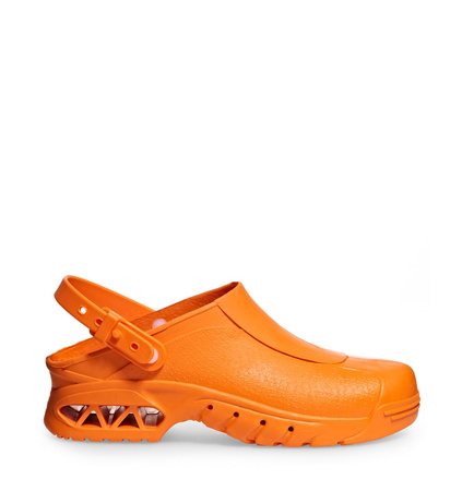 ABEBA-Footwear, Autoklavierbare Damen-und Herren-Arbeits-Berufs-Sicherheits-Clogs, ESD-gerecht 39630 orange