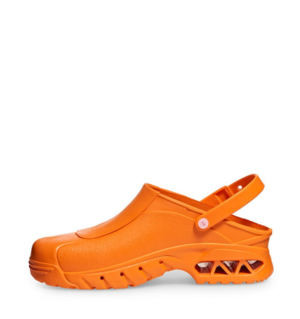 ABEBA-Footwear, Autoklavierbare Damen-und Herren-Arbeits-Berufs-Sicherheits-Clogs, ESD-gerecht 39630 orange