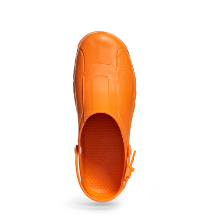 ABEBA-Footwear, Autoklavierbare Damen-und Herren-Arbeits-Berufs-Sicherheits-Clogs, ESD-gerecht 39630 orange