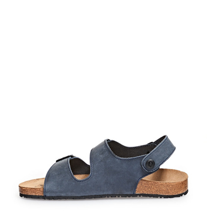 ABEBA-Footwear, Damen- und Herren-Arbeits-Berufs-Sicherheits-Sandalen, Sandaletten, Nature mit Korkfußbett 4096 ocean