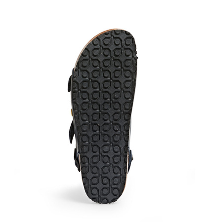 ABEBA-Footwear, Damen- und Herren-Arbeits-Berufs-Sicherheits-Sandalen, Sandaletten, Nature mit Korkfußbett 4096 ocean