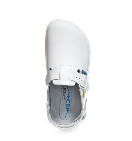 ABEBA-Footwear, Damen- und Herren-Arbeits-Berufs-Sicherheits-Clogs, Rubber 5100 weiß