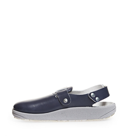 ABEBA-Footwear, Damen- und Herren-Arbeits-Berufs-Sicherheits-Clogs, Rubber mit Gummisohle 5150 marine