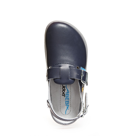 ABEBA-Footwear, Damen- und Herren-Arbeits-Berufs-Sicherheits-Clogs, Rubber mit Gummisohle 5150 marine