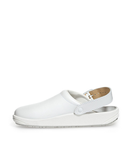 ABEBA-Footwear, Damen- und Herren-Arbeits-Berufs-Sicherheits-Clogs, Rubber 5200 weiß