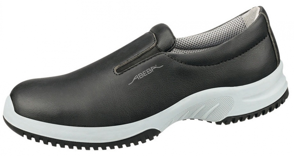 ABEBA-Footwear, O2-Uni6-Damen- und Herren-Arbeits-Berufs-Slipper, schwarz