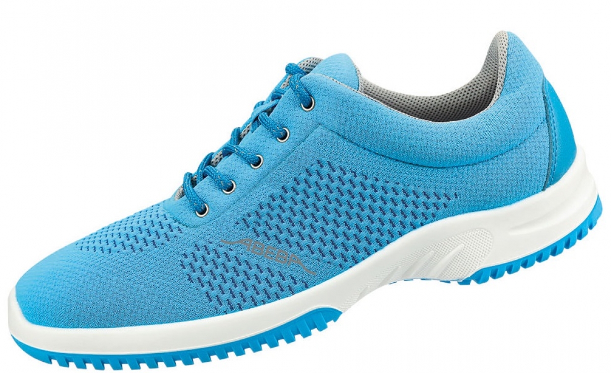 ABEBA-Footwear, UNI6-O1-Damen-und Herrenschnrhalbschuhe, hellblau