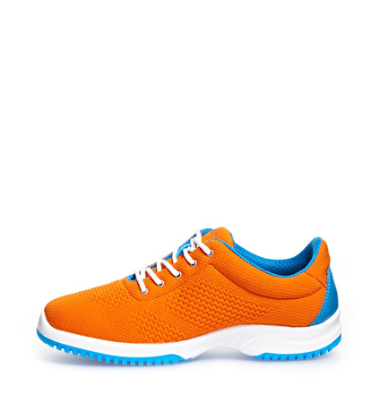 ABEBA-Footwear, UNI6-O1-Damen und Herrenschnürschuhe, orange