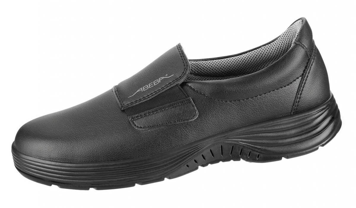 ABEBA-Footwear, X-LIGHT-S2-Damen- und Herren-Arbeits-Berufs-Sicherheits-Slipper, schwarz