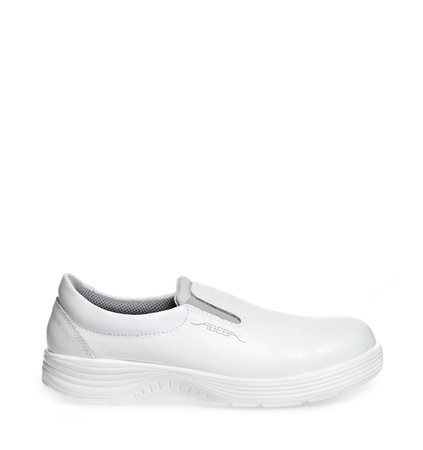 ABEBA-Footwear, X-LIGHT-S2-Damen- und Herren-Arbeits-Berufs-Sicherheits-Slipper, weiß