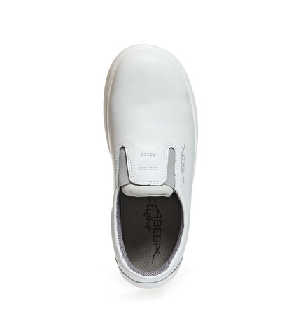 ABEBA-Footwear, X-LIGHT-S2-Damen- und Herren-Arbeits-Berufs-Sicherheits-Slipper, weiß