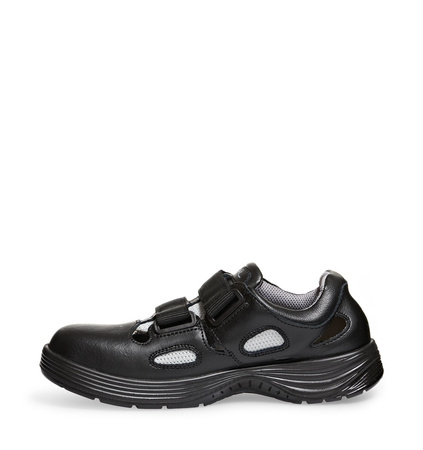 ABEBA-Footwear, X-LIGHT-S1-Damen- und Herren-Arbeits-Berufs-Sicherheits-Sandalen, schwarz