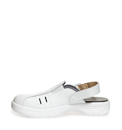 ABEBA-Footwear, X-LIGHT-SB-Damen- und Herren-Arbeits-Berufs-Sicherheits-Clogs, weiß