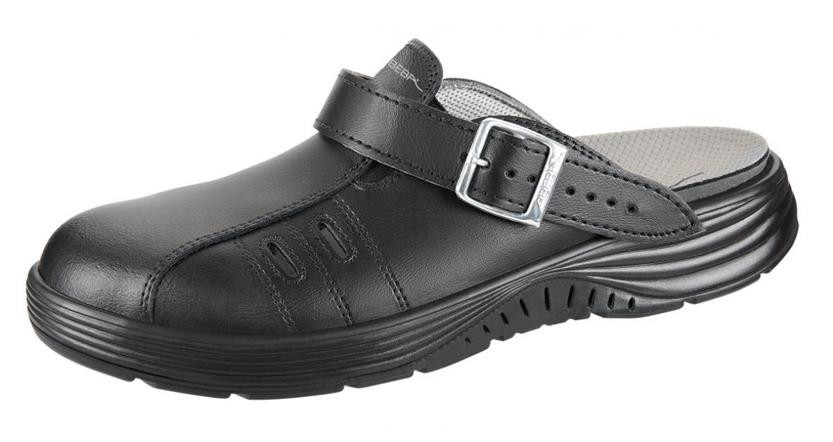 ABEBA-Footwear, X-LIGHT-SB-Damen- und Herren-Arbeits-Berufs-Sicherheits-Clogs, schwarz