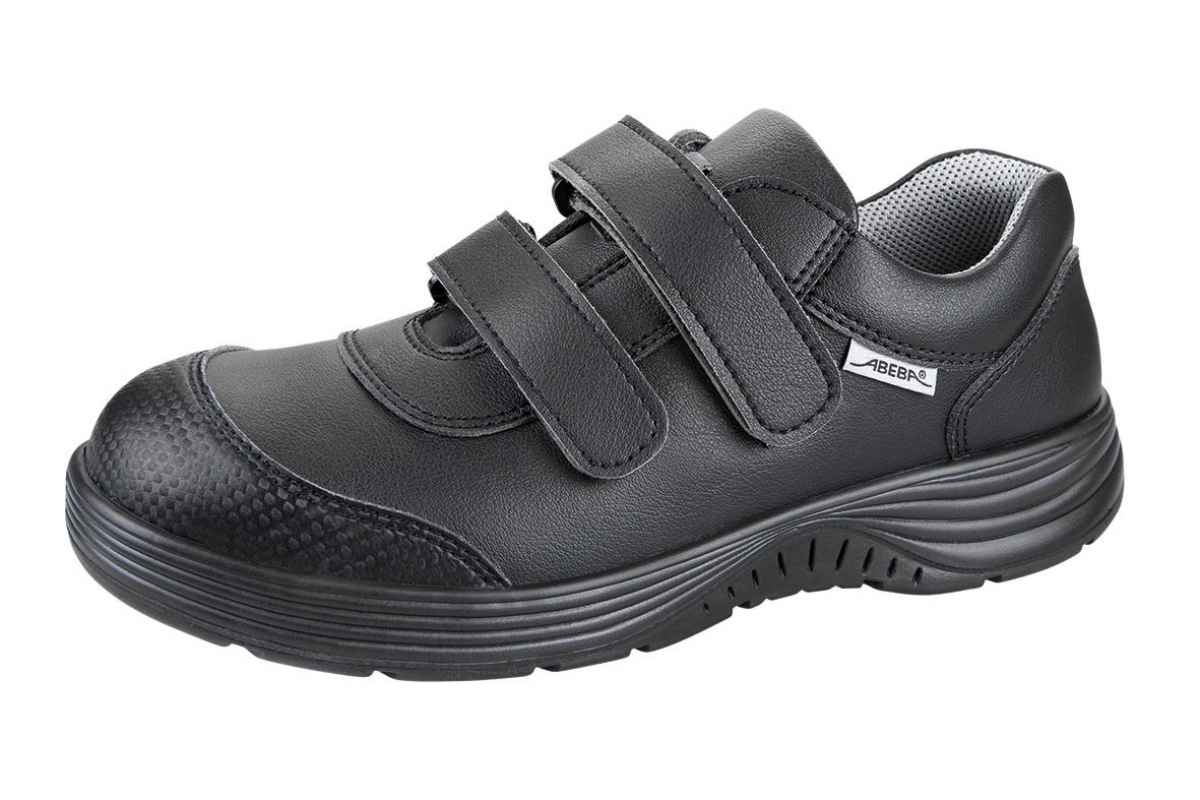 ABEBA-Footwear, X-LIGHT-S2-Damen- u. Herren-Arbeits-Berufs-Sicherheits-Schuhe, Klettschuh, schwarz