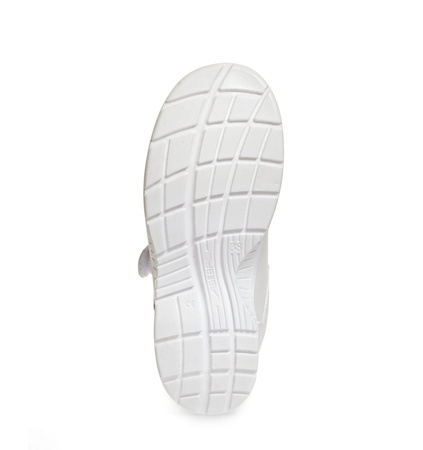 ABEBA-Footwear, X-LIGHT-S2-Damen- u. Herren-Arbeits-Berufs-Sicherheits-Schuhe, Klettschuh, weiß