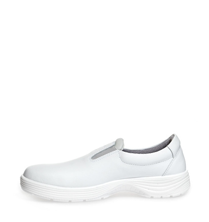 ABEBA-Footwear, X-LIGHT-O2-Damen- und Herren-Arbeits-Berufs-Sicherheits-Slipper, weiß