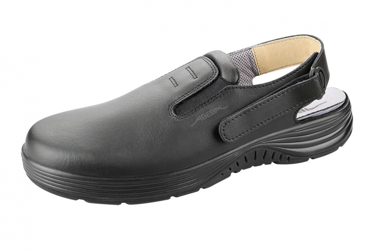 ABEBA-Footwear, X-LIGHT-OB-Damen- und Herren-Arbeits-Berufs-Sicherheits-Clogs, schwarz