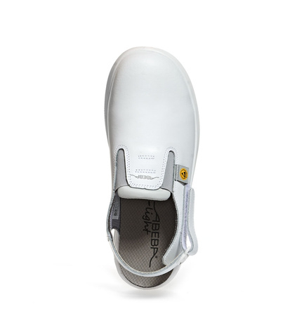 ABEBA-Footwear, X-LIGHT-SB-Damen- und Herren-Arbeits-Berufs-Sicherheits-Clogs, ESD, weiß