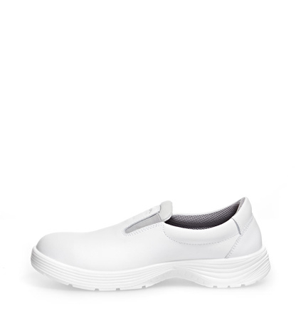 ABEBA-Footwear, X-LIGHT-S2-Damen- und Herren-Arbeits-Berufs-Sicherheits-Slipper, ESD, weiß
