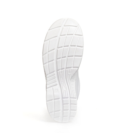 ABEBA-Footwear, X-LIGHT-S2-Damen- und Herren-Arbeits-Berufs-Sicherheits-Slipper, ESD, weiß