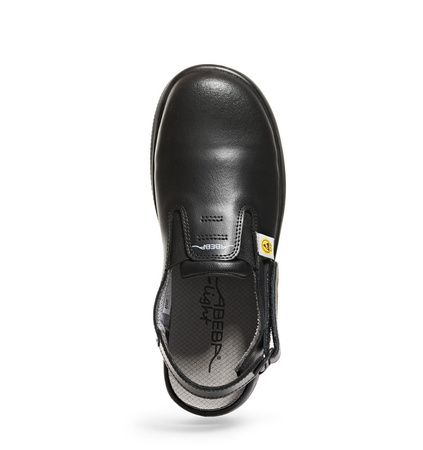 ABEBA-Footwear, X-LIGHT-SB-Damen- und Herren-Arbeits-Berufs-Sicherheits-Clogs, ESD, schwarz