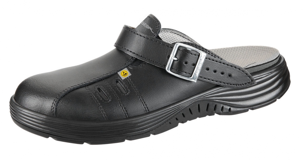 ABEBA-Footwear, X-LIGHT-SB-Damen- und Herren-Arbeits-Berufs-Sicherheits-Clogs, ESD, schwarz