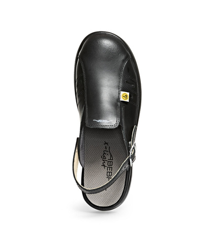 ABEBA-Footwear, X-LIGHT-SB-Damen- und Herren-Arbeits-Berufs-Sicherheits-Clogs, ESD, schwarz