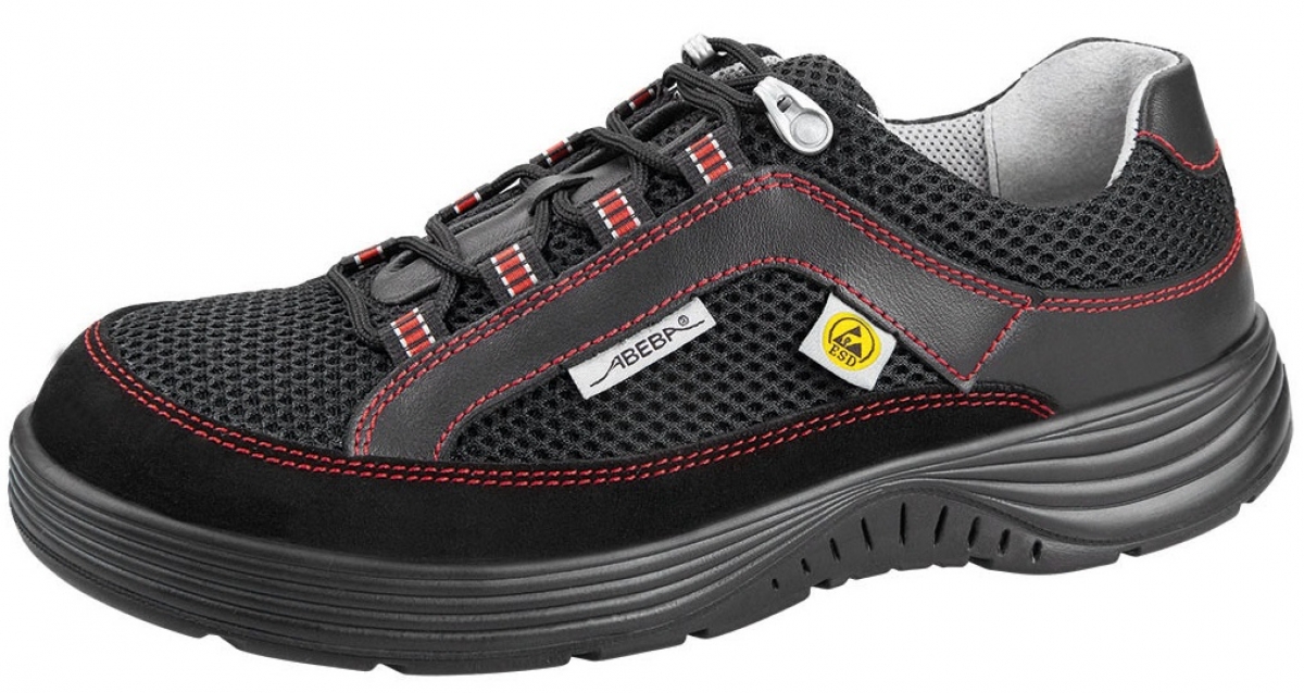 ABEBA-Footwear, X-LIGHT-S1-SRC-Damen- u. Herren-Arbeits-Berufs-Sicherheits-Schuhe, ESD, schwarz