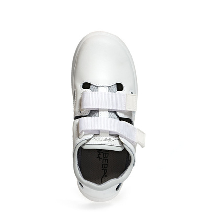 ABEBA-Footwear, X-LIGHT-O1-Damen- und Herren-Arbeits-Berufs-Sicherheits-Sandalen, ESD, weiß
