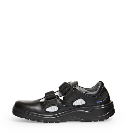 ABEBA-Footwear, X-LIGHT-O1-Damen- und Herren-Arbeits-Berufs-Sicherheits-Sandalen, ESD, schwarz