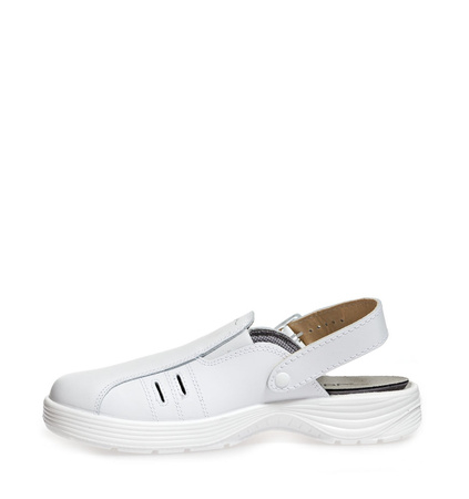 ABEBA-Footwear, X-LIGHT-OB-Damen- und Herren-Arbeits-Berufs-Sicherheits-Clogs, ESD, weiß