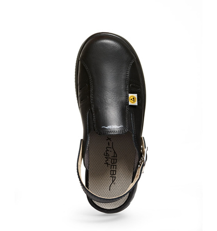 ABEBA-Footwear, X-LIGHT-OB-Damen- und Herren-Arbeits-Berufs-Sicherheits-Clogs, ESD, schwarz