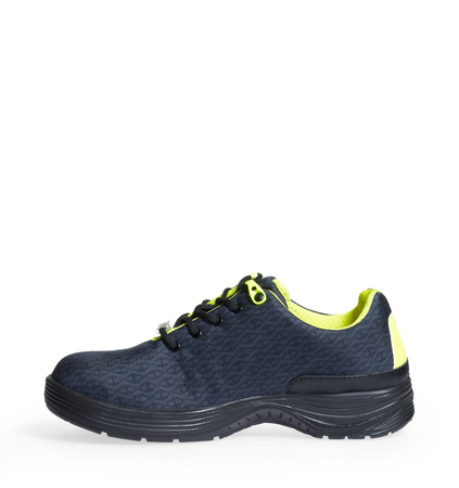 ABEBA-Footwear, X-LIGHT-S3-Damen- u. Herren-Arbeits-Berufs-Sicherheits-Schuhe, ESD, schwarz/neongelb