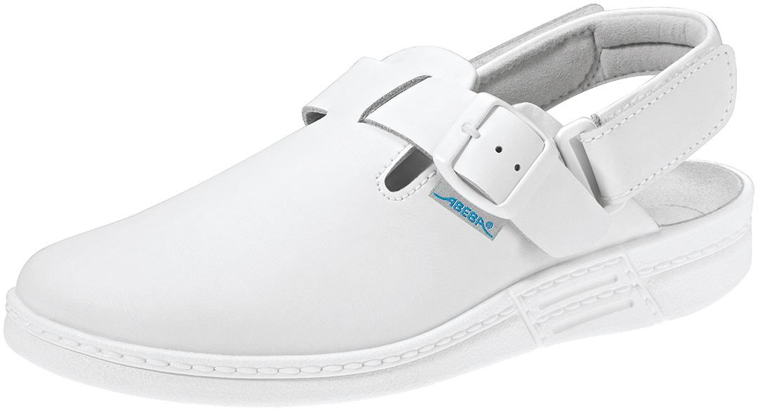 ABEBA-Footwear, Damen- und Herren-Arbeits-Berufs-Sicherheits-Clogs, Original 7208 weiß