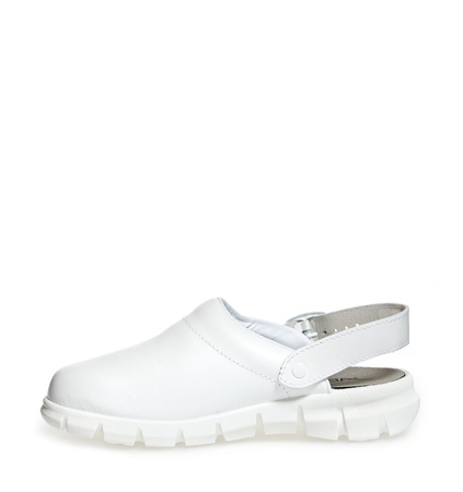ABEBA-Footwear, Damen- und Herren-Arbeits-Berufs-Sicherheits-Slipper, Dynmic 7310 weiß