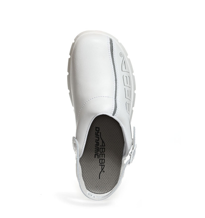 ABEBA-Footwear, Damen- und Herren-Arbeits-Berufs-Sicherheits-Slipper, Dynmic 7310 weiß