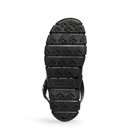 ABEBA-Footwear, Damen- und Herren-Arbeits-Berufs-Sicherheits-Slipper, Dynmic 7331 schwarz/blau