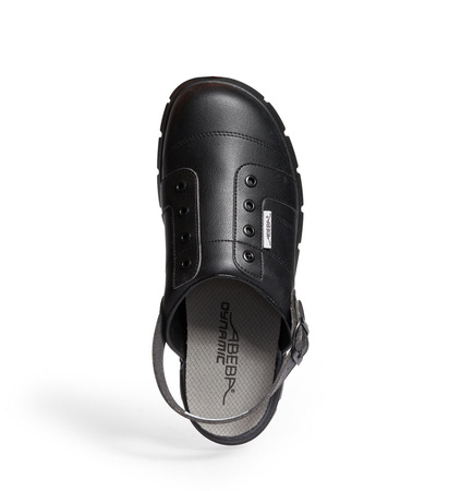 ABEBA-Footwear, Damen- und Herren-Arbeits-Berufs-Sicherheits-Slipper, Dynmic 7361 schwarz